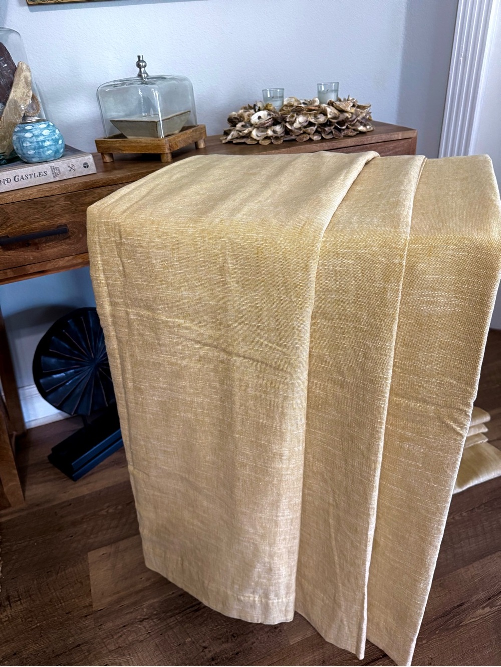 Pottery Barn Linen Blackout Drapes (3)